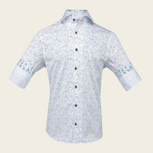 CM0W131 - Cuadra Blue Cowboy Fashion Cotton Shirt for Men