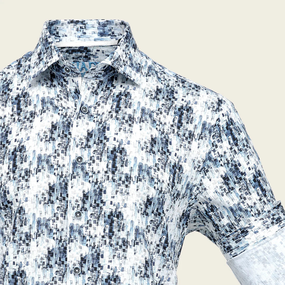 CM0W159 - Cuadra Navy Casual Fashion Cotton Shirt for Men
