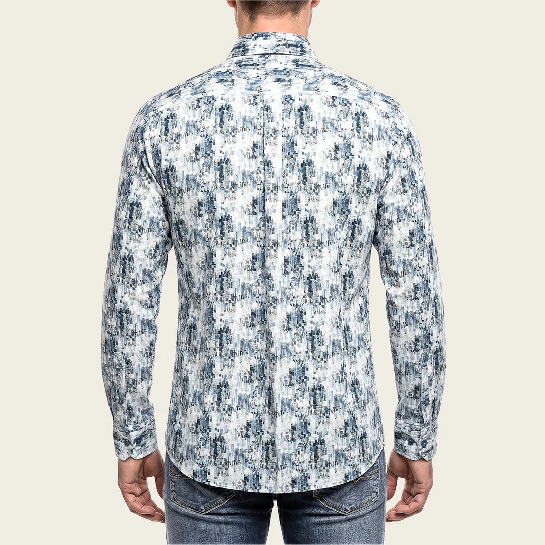 CM0W159 - Cuadra Navy Casual Fashion Cotton Shirt for Men