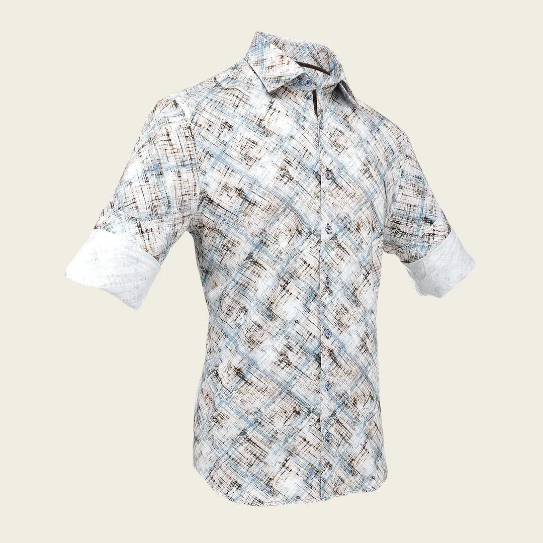 CM0W162 - Cuadra Tan Fashion Western Long Sleeve Cotton Shirt for Men