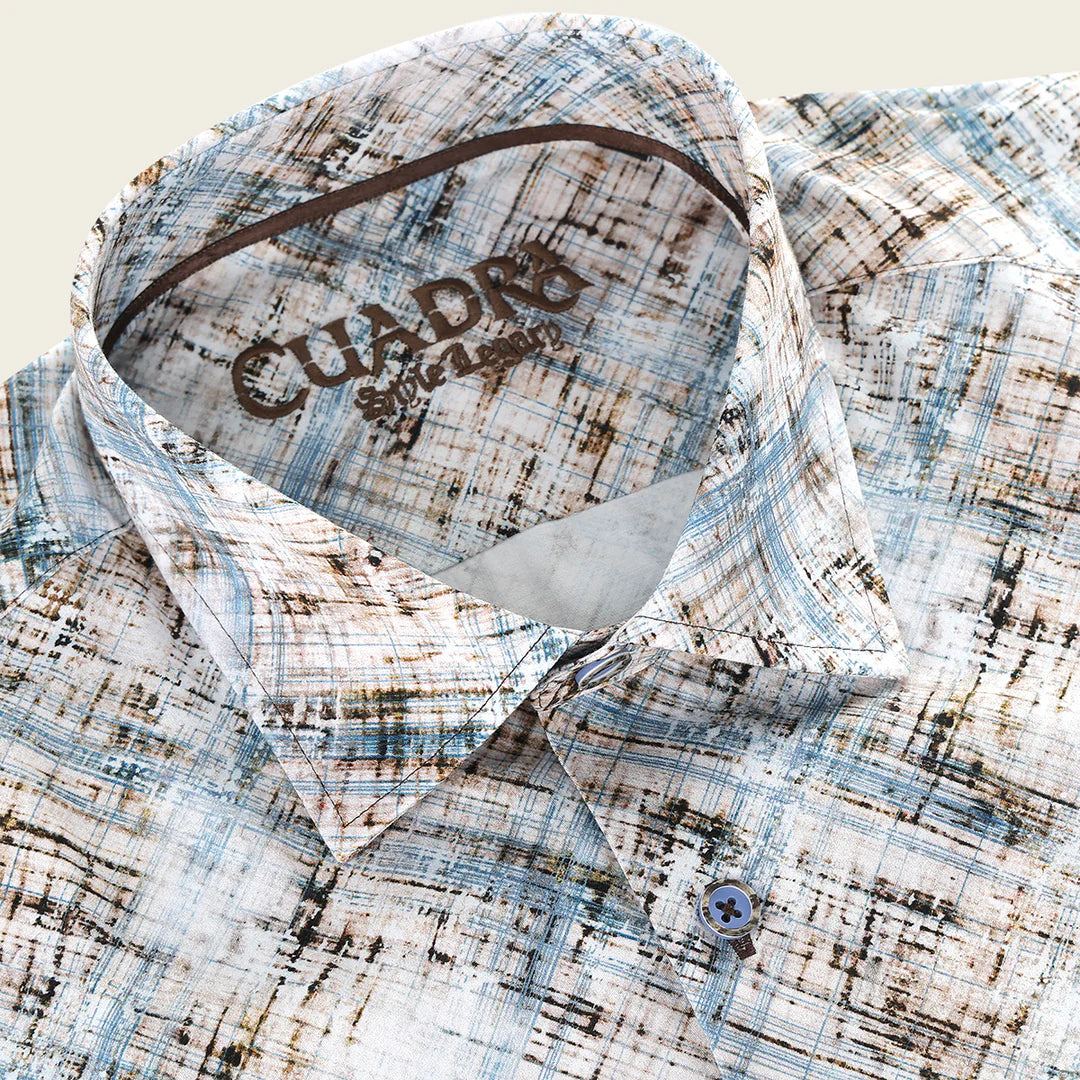 CM0W162 - Cuadra Tan Fashion Western Long Sleeve Cotton Shirt for Men