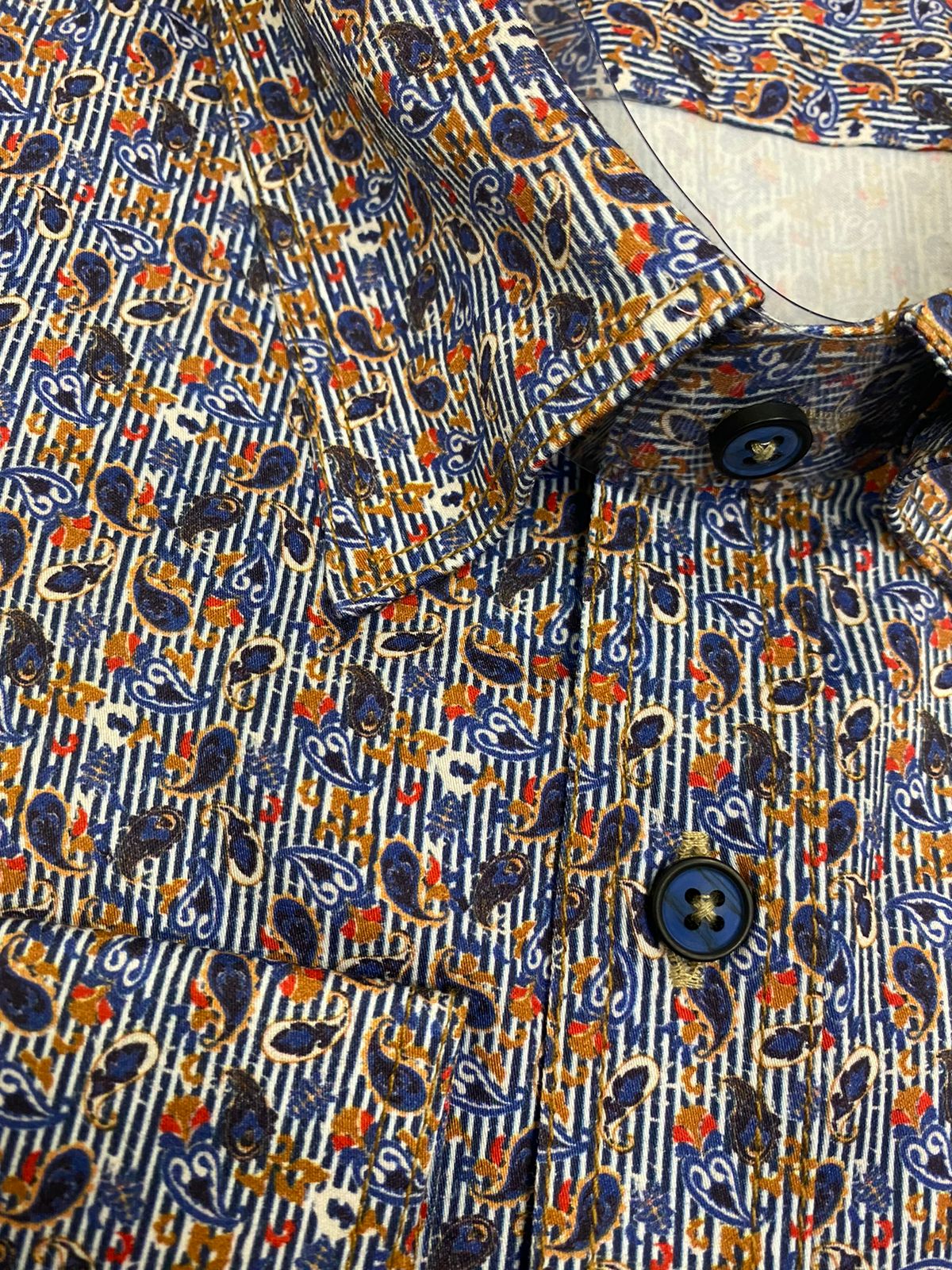 CM04627 - Cuadra multicolor fashion western cotton shirt for men