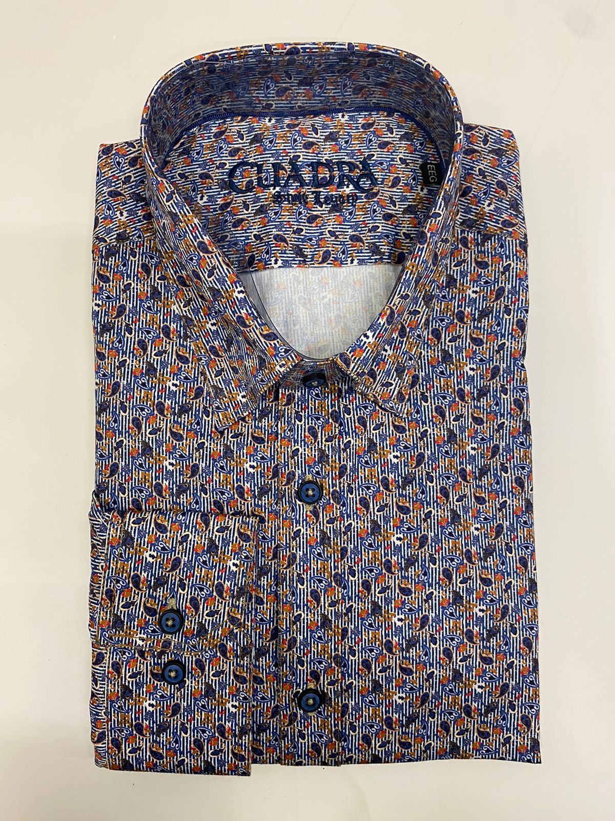 CM04627 - Cuadra multicolor fashion western cotton shirt for men