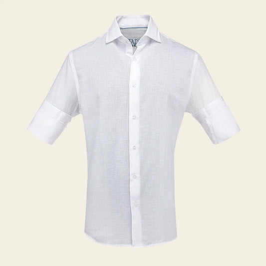 CM10033 - Cuadra white casual fashion shirt for men
