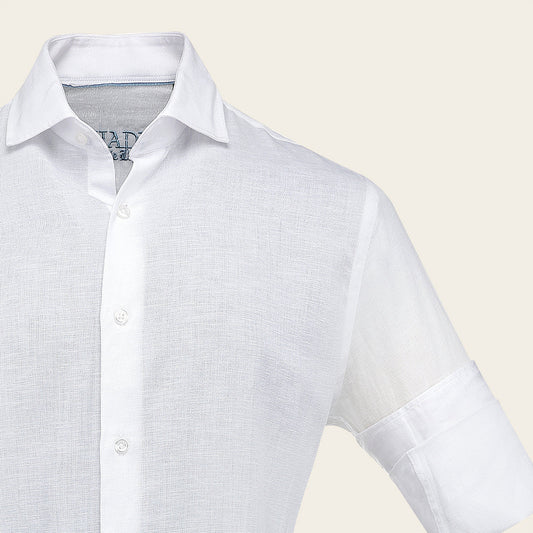 CM10033 - Cuadra white casual fashion shirt for men