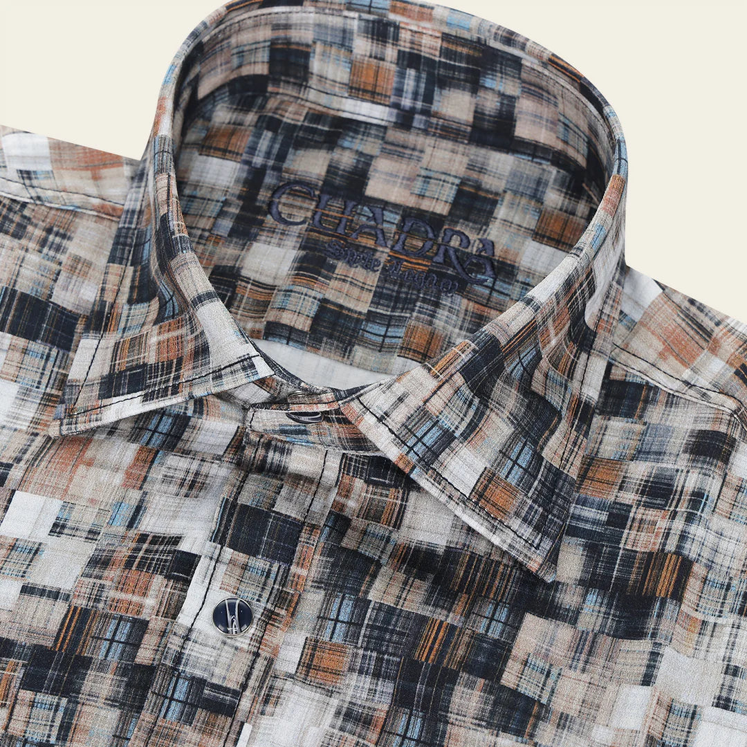 CM302GR - Cuadra multi fashion western long sleeve cotton shirt for men