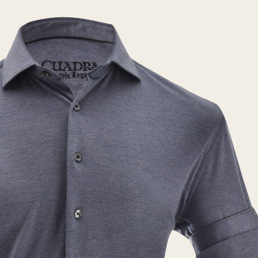 CM210101 - Cuadra navy grey shirt for men