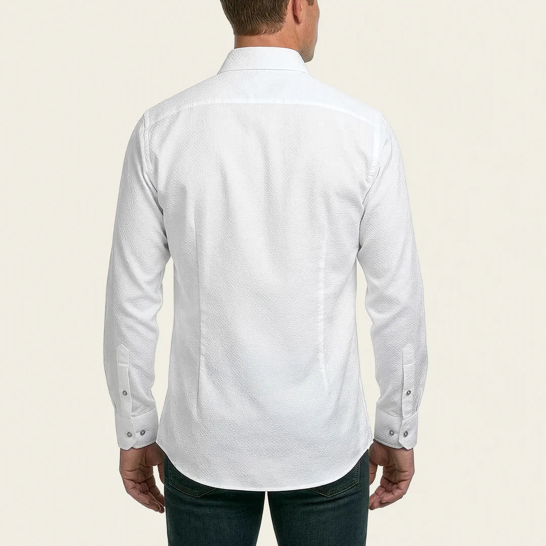CMDS125 - Cuadra white casual fashion shirt for men