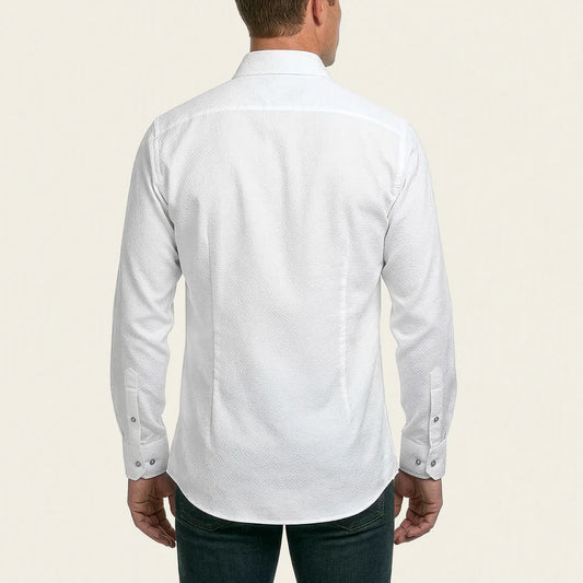 CMDS125 - Cuadra white casual fashion shirt for men