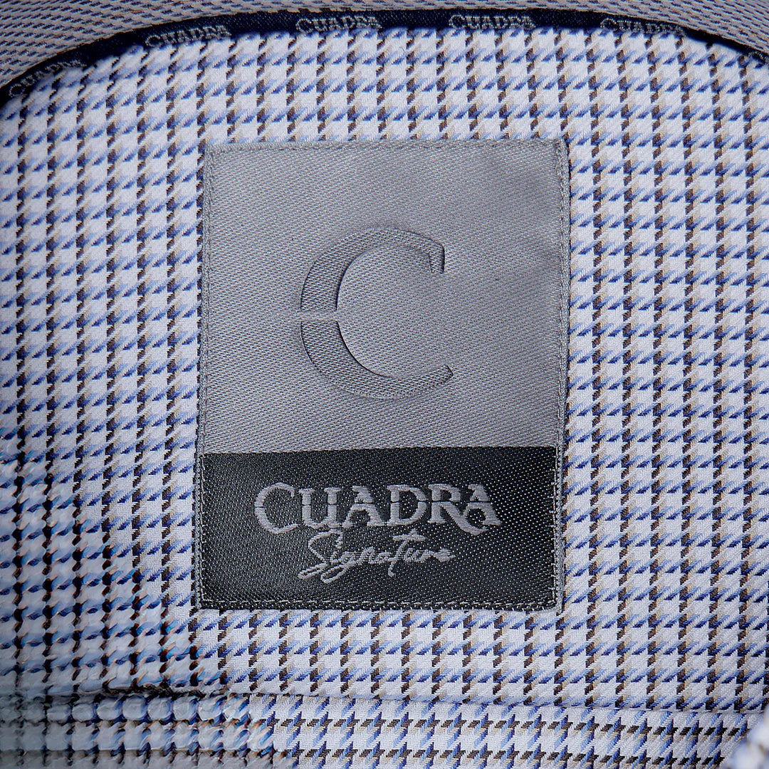CMS0109 - Cuadra Navy Casual Fashion Cotton Shirt for Men