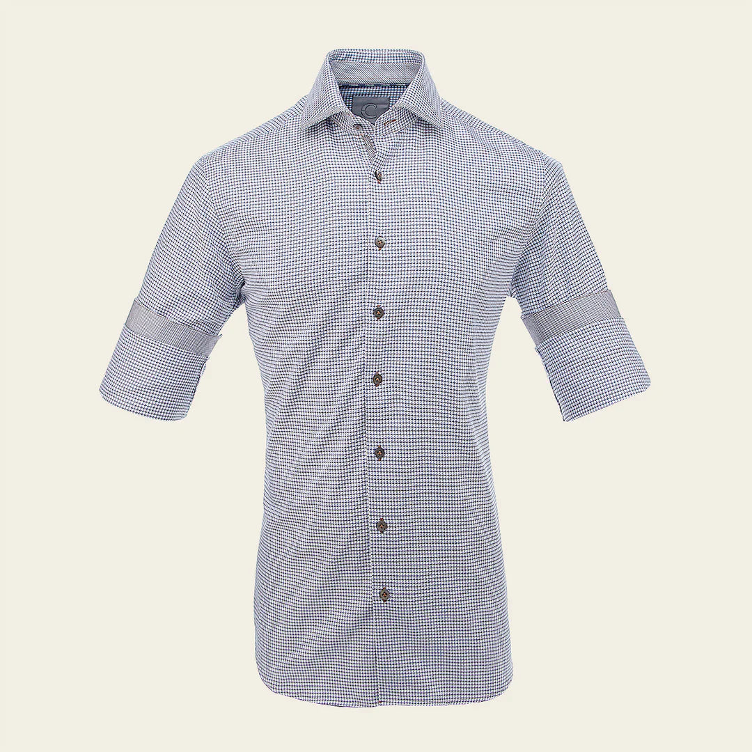 CMS0109 - Cuadra Navy Casual Fashion Cotton Shirt for Men