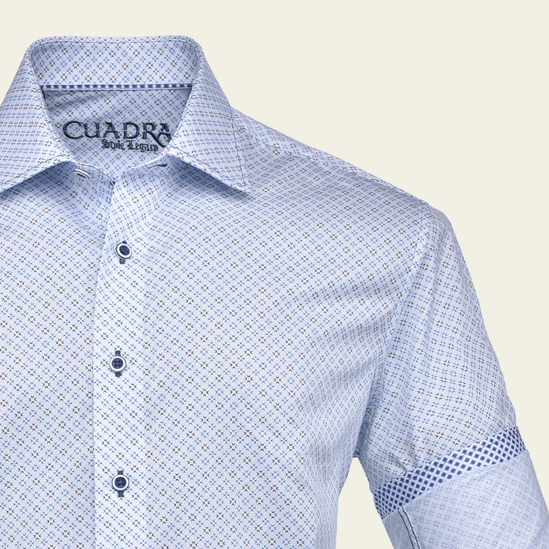 CMW856R - Cuadra Navy Casual Fashion Cotton Shirt for Men