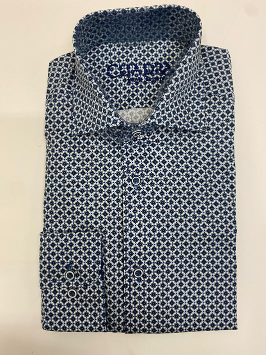 CMW889R - Cuadra Black Casual Fashion Cotton Shirt for Men