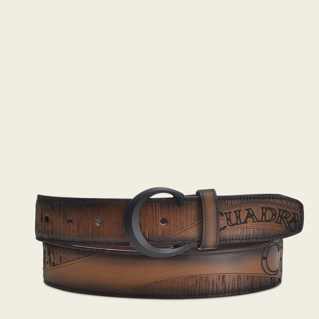 CS556RS - Cuadra Honey Casual Western Cowhide Leather Belt for Men