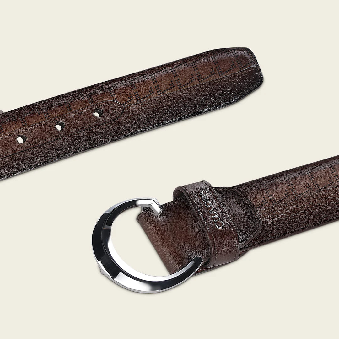 CS558RS - Cuadra Honey Casual Western Cowhide Leather Belt for Men