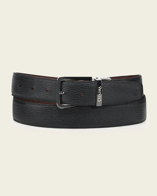 CS562VE - Cuadra black casual fashion deer belt for men