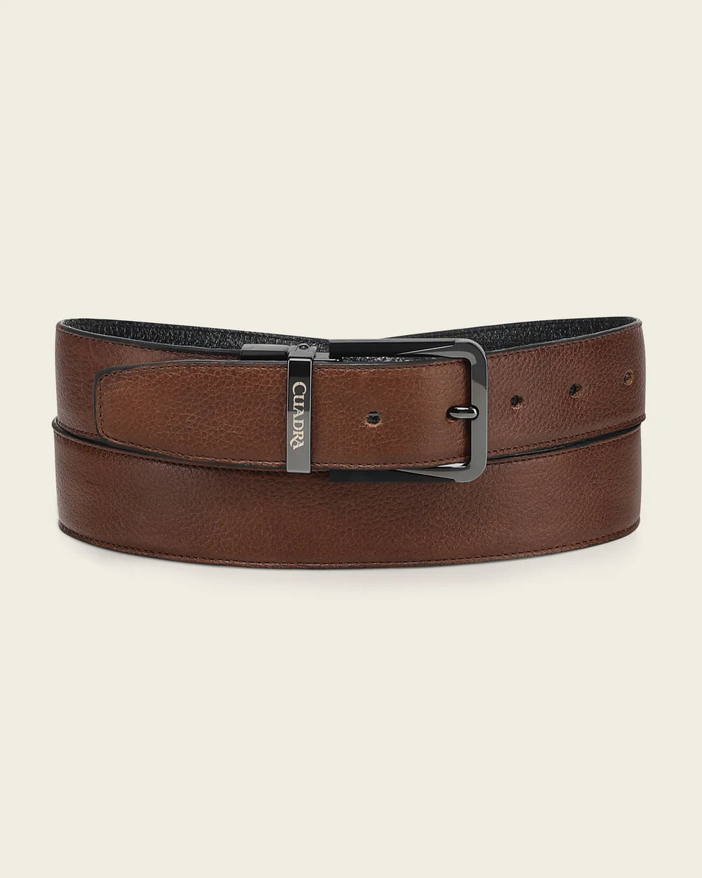 CS562VE - Cuadra black casual fashion deer belt for men