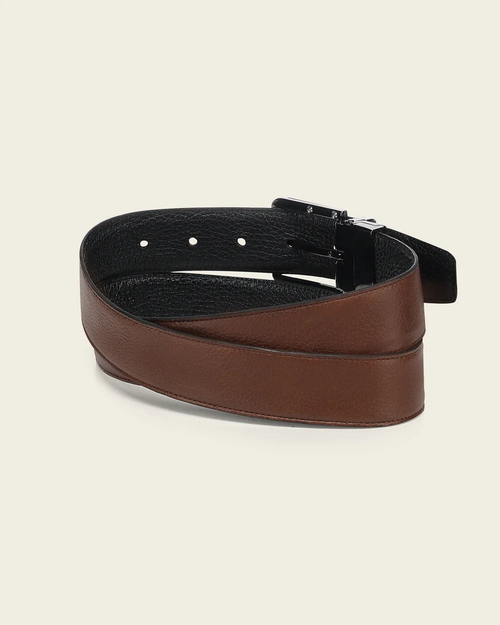 CS562VE - Cuadra black casual fashion deer belt for men