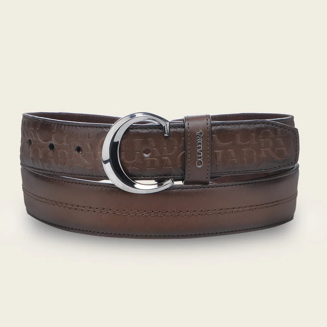 CS564RS - Cuadra honey casual fashion cowhide leather belt for men
