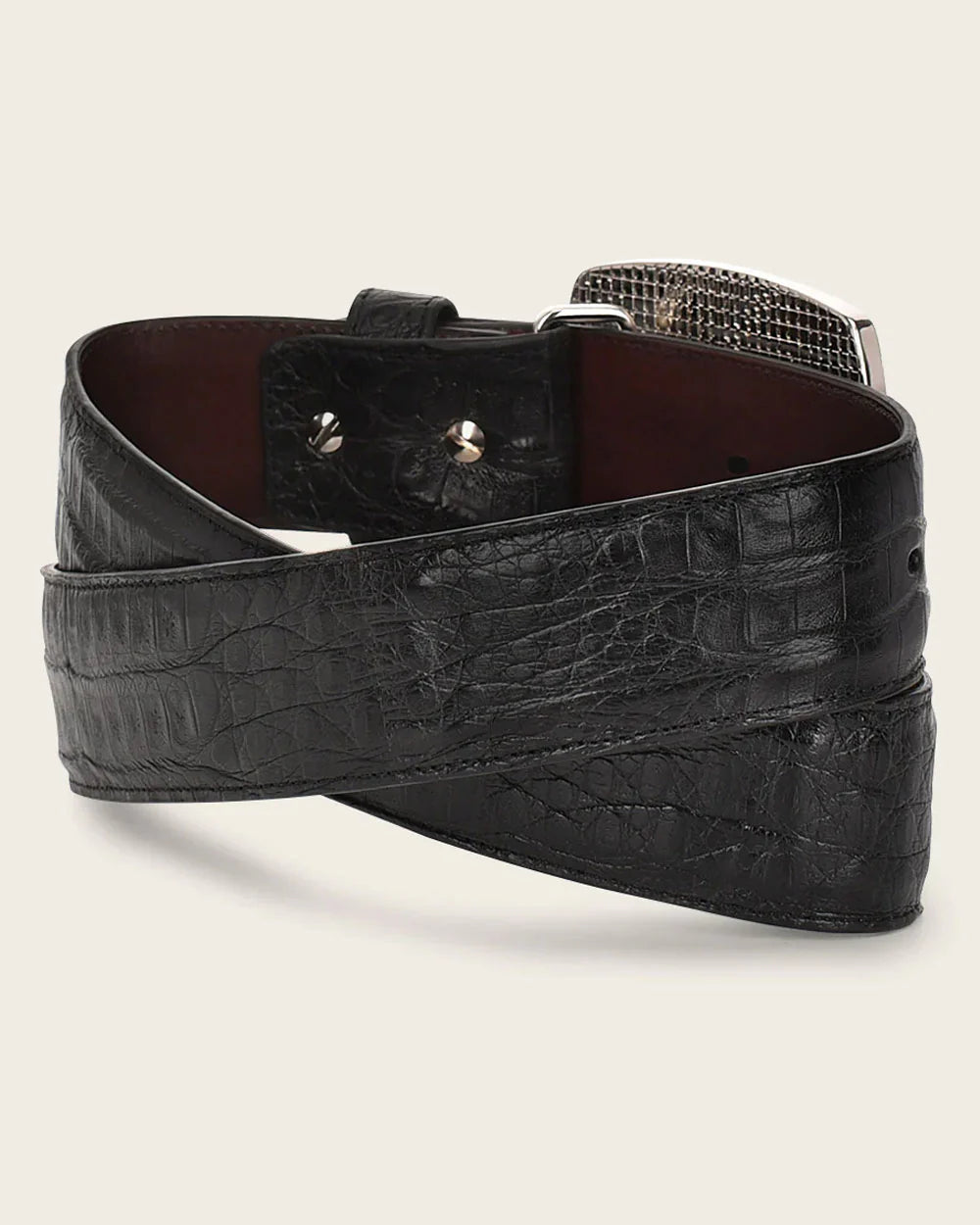 CV499FC - Cuadra black western fashion fuscus belt for men