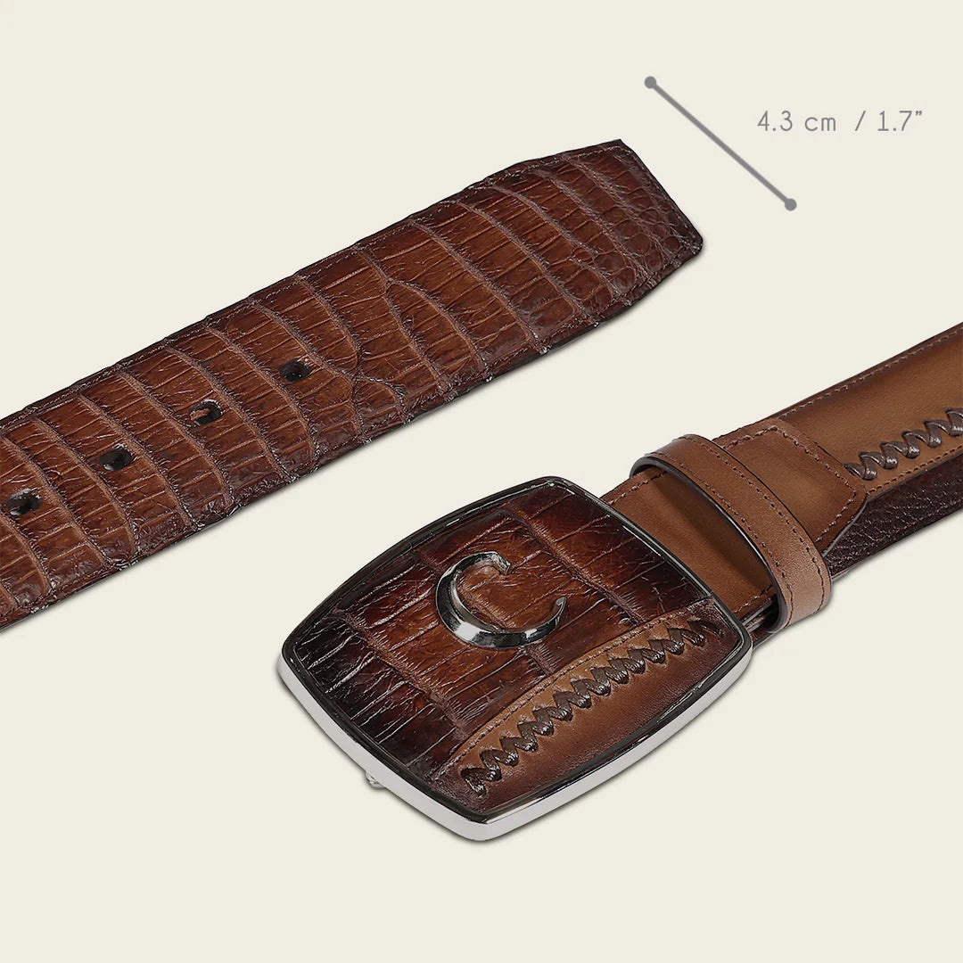 CV502MO - Cuadra Honey Western Fashion Moreleti Belt for Men