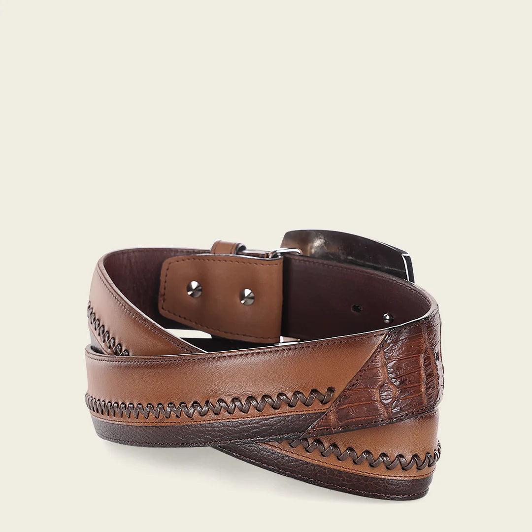 CV502MO - Cuadra honey western fashion Moreleti belt for men