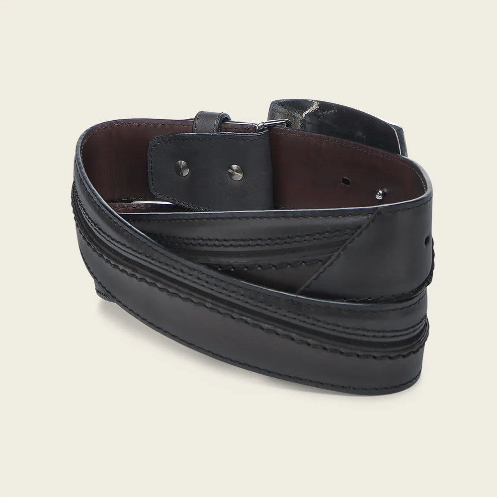 CV510TC - Cuadra brown casual fashion bulls neck belt for men