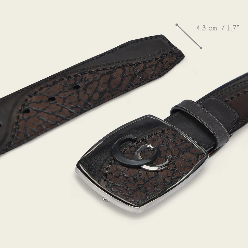 CV510TC - Cuadra brown casual fashion bulls neck belt for men