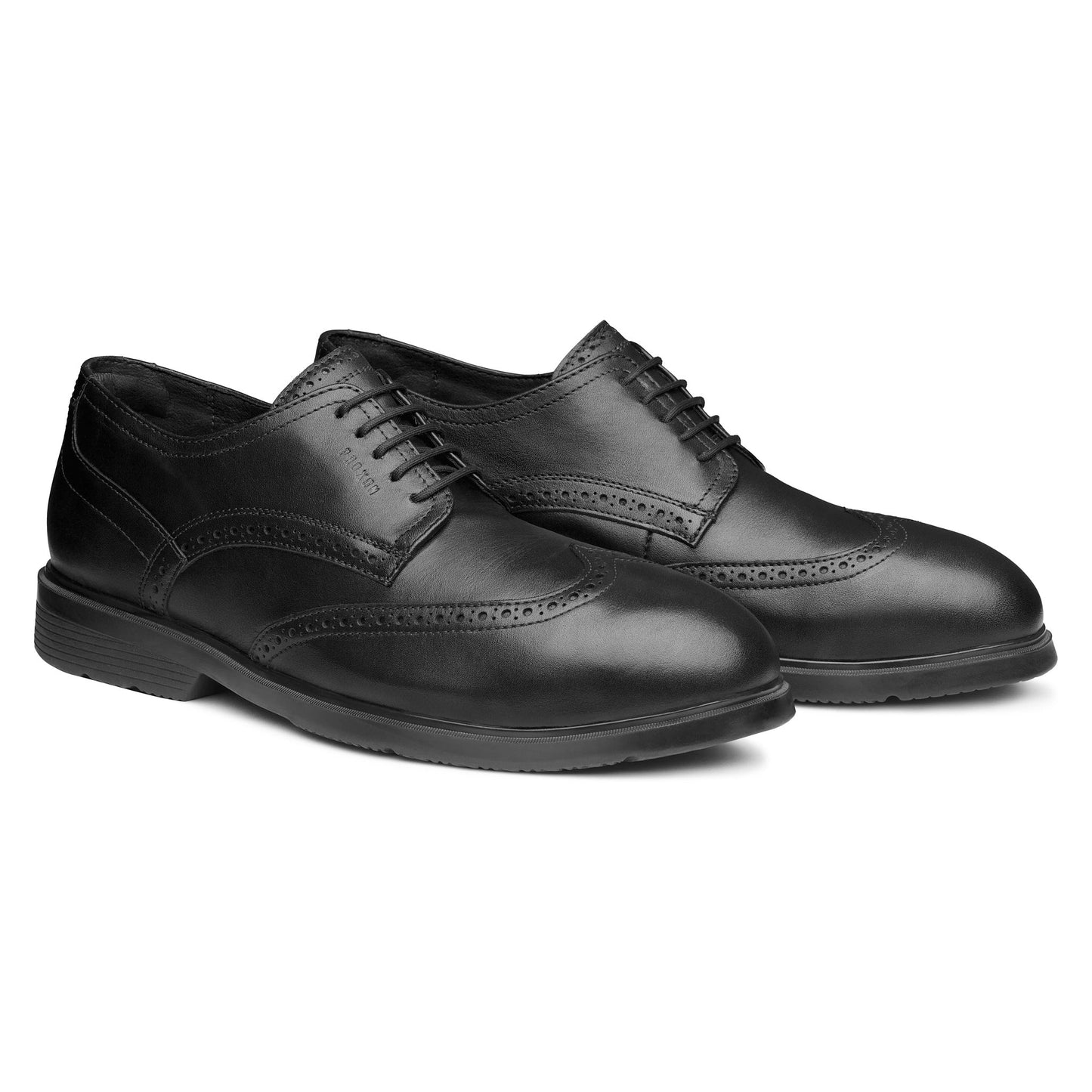 STEEL TOE OXFORD SHOE CAPTAIN BLACK