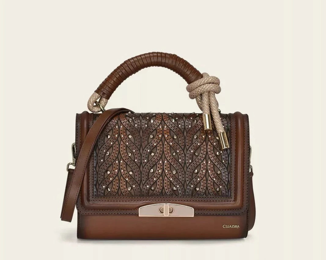 BOD99RS - Cuadra honey dress fashion cowhide handbag for women-Kuet.us