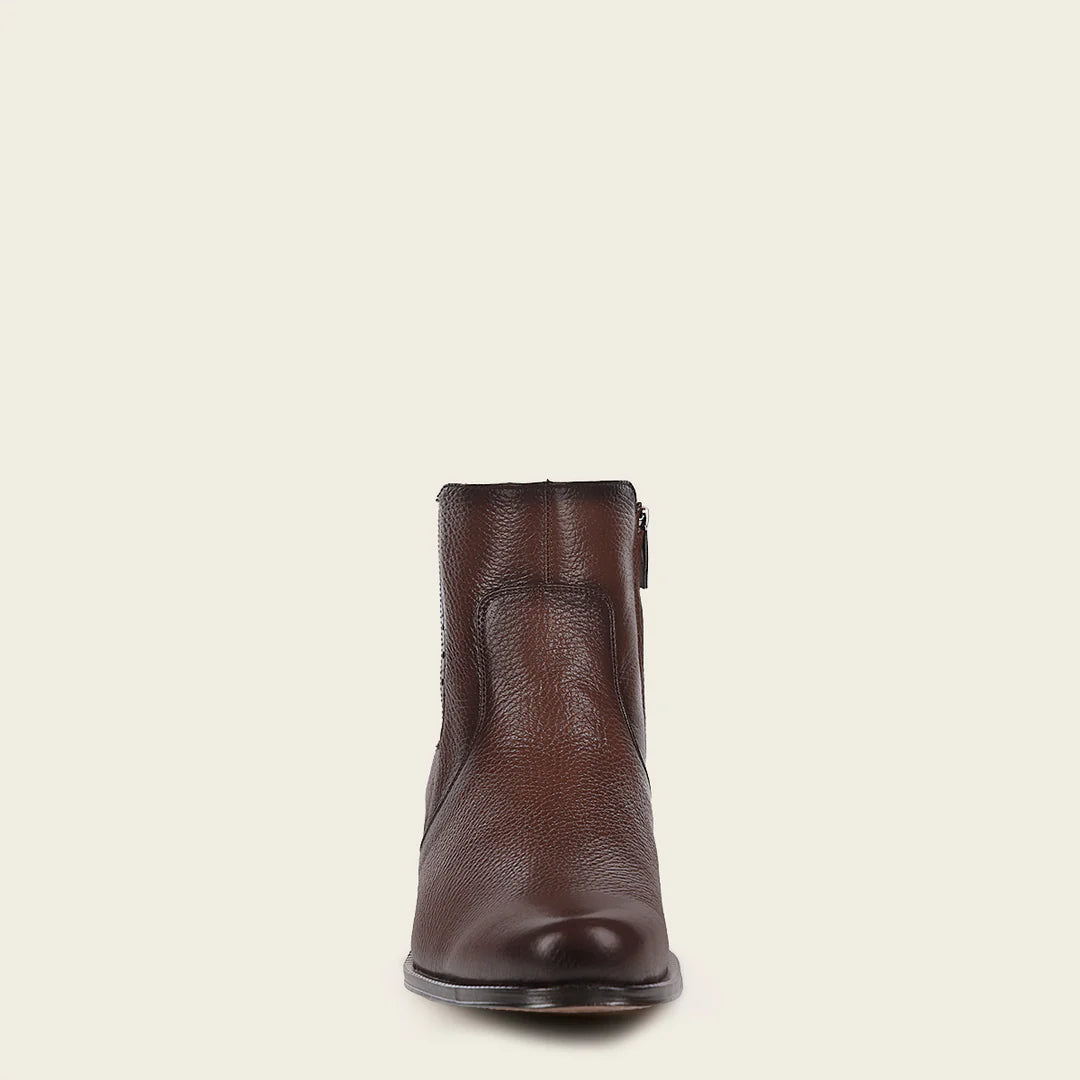 G43VNBU - Franco Cuadra Honey Dress Casual Deer Leather Ankle Boots