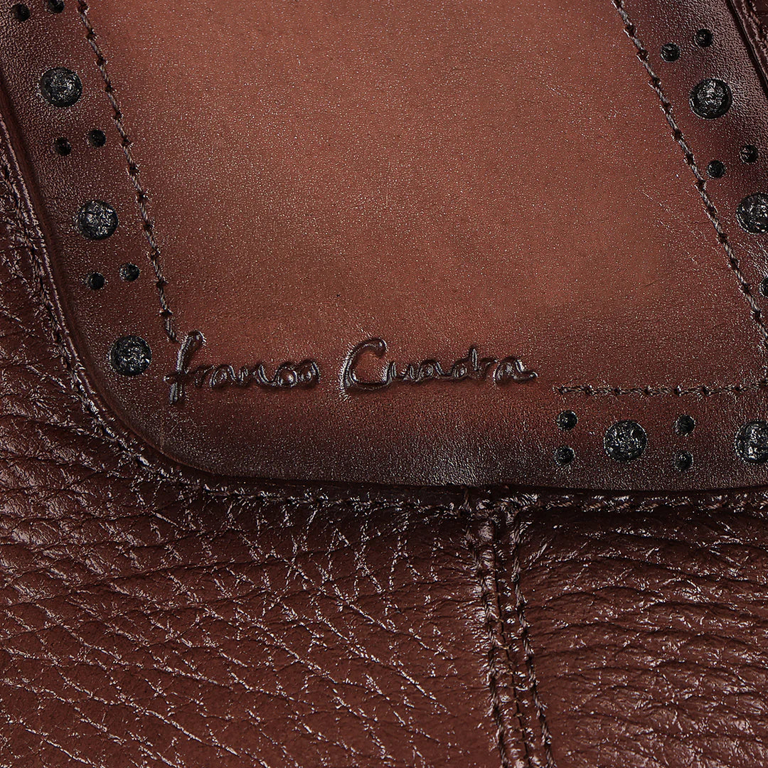 G43VNBU - Franco Cuadra Honey Dress Casual Deer Leather Ankle Boots