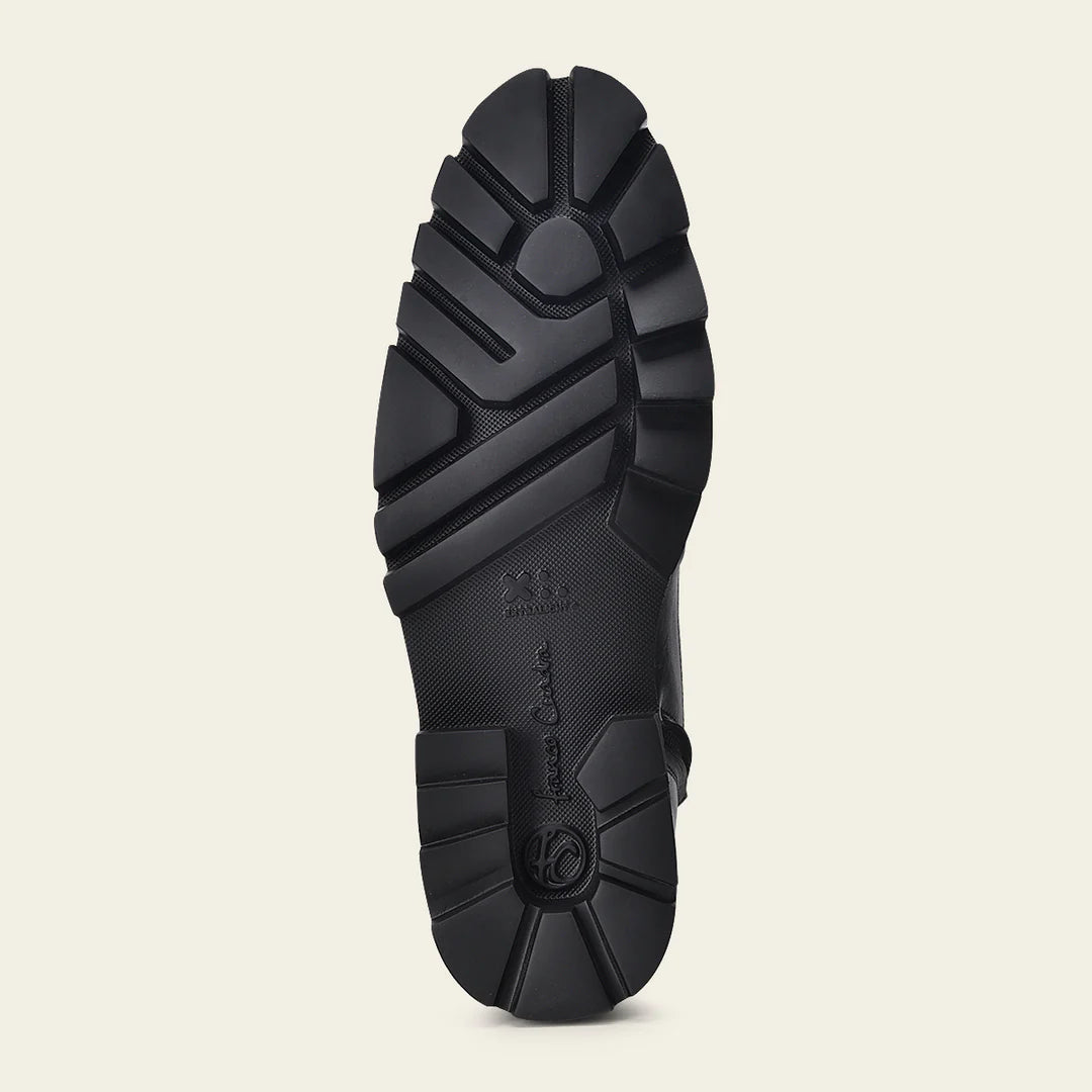 G97MTTS - Cuadra black vintage stingray booties for men