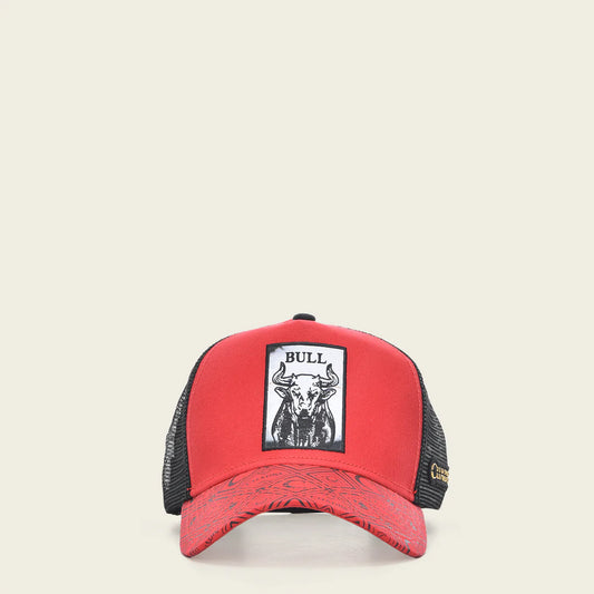 GOC00BU - Red Cuadra Cap Bull