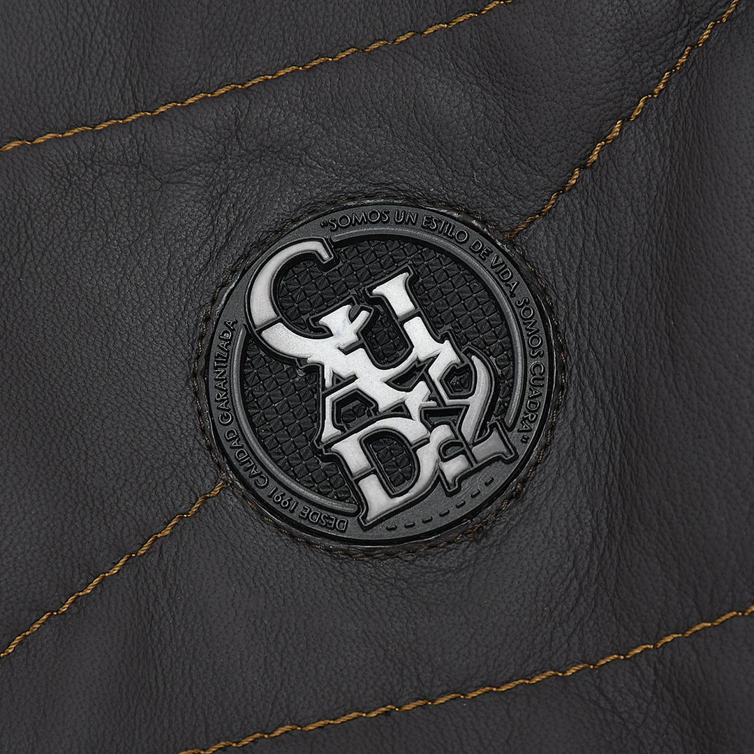H354COB - Cuadra Chocolate Casual Fashion Lambskin Vest for Men