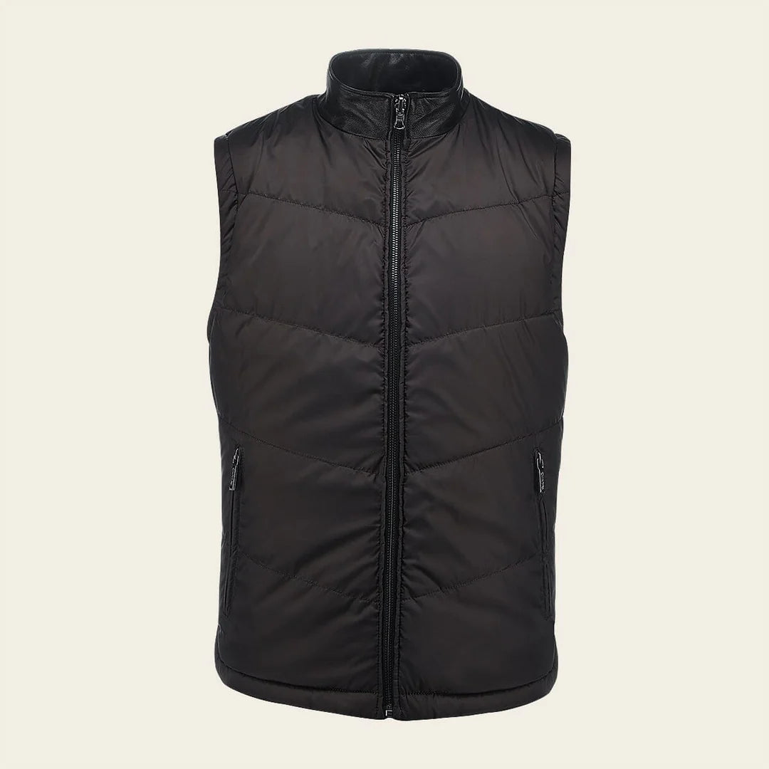 HDY8022  - Cuadra black western cowboy vest for men