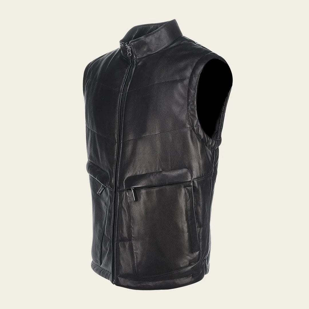 HDY8022  - Cuadra black western cowboy vest for men