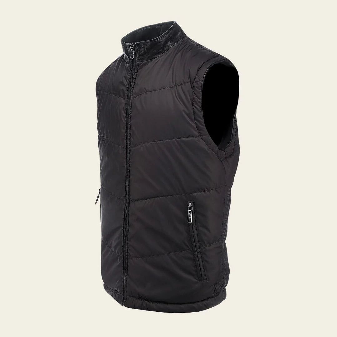 HDY8022  - Cuadra black western cowboy vest for men
