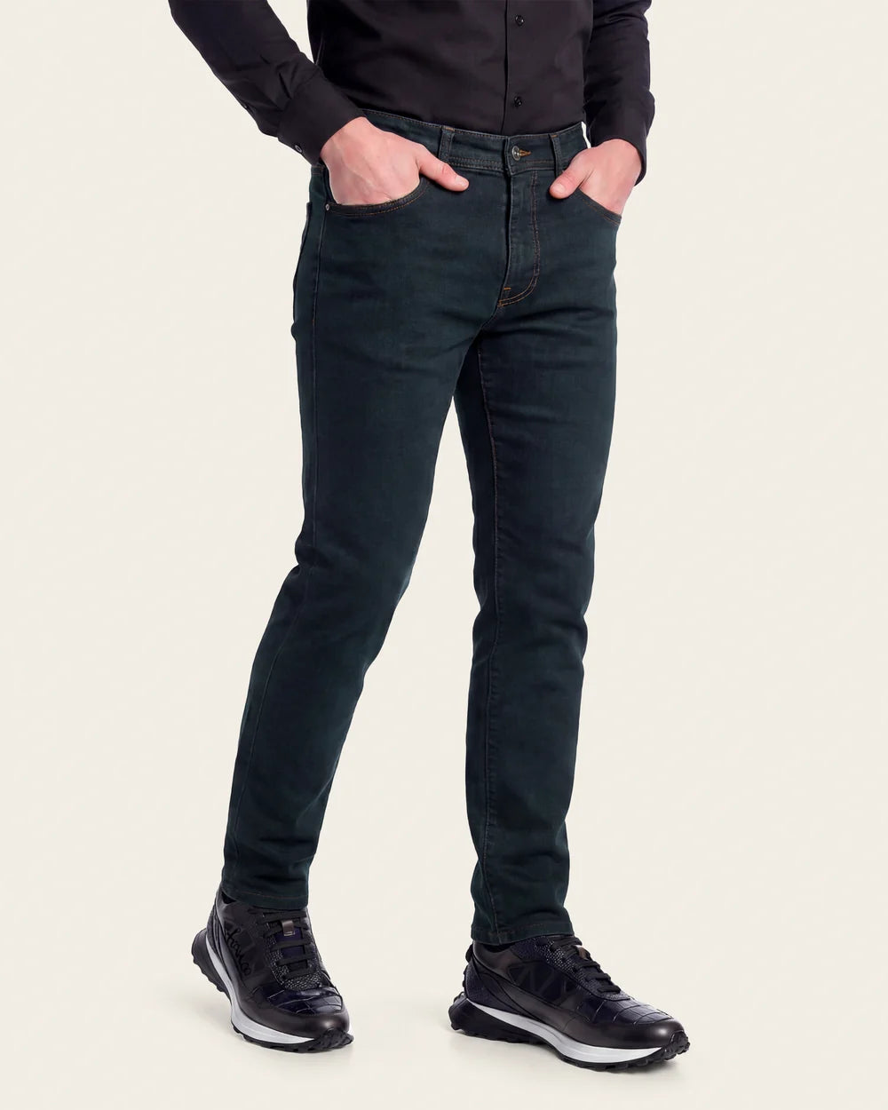 J00LP27 - Cuadra navy ultimate comfort stretch jeans for men