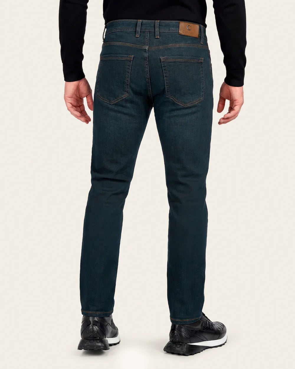 J00LP27 - Cuadra navy ultimate comfort stretch jeans for men