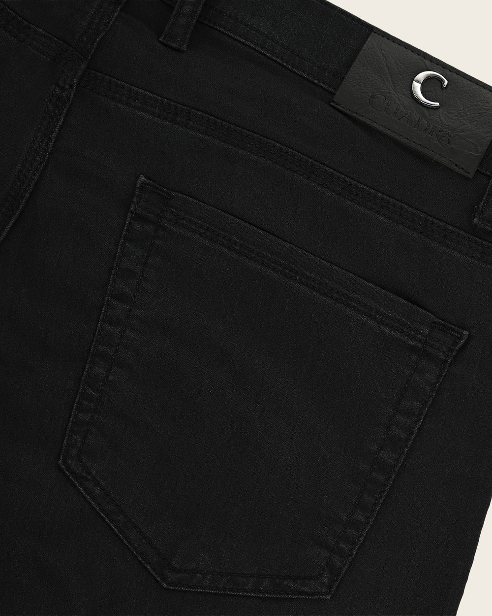 J00LP27 - Cuadra denim black ultimate comfort jeans for men