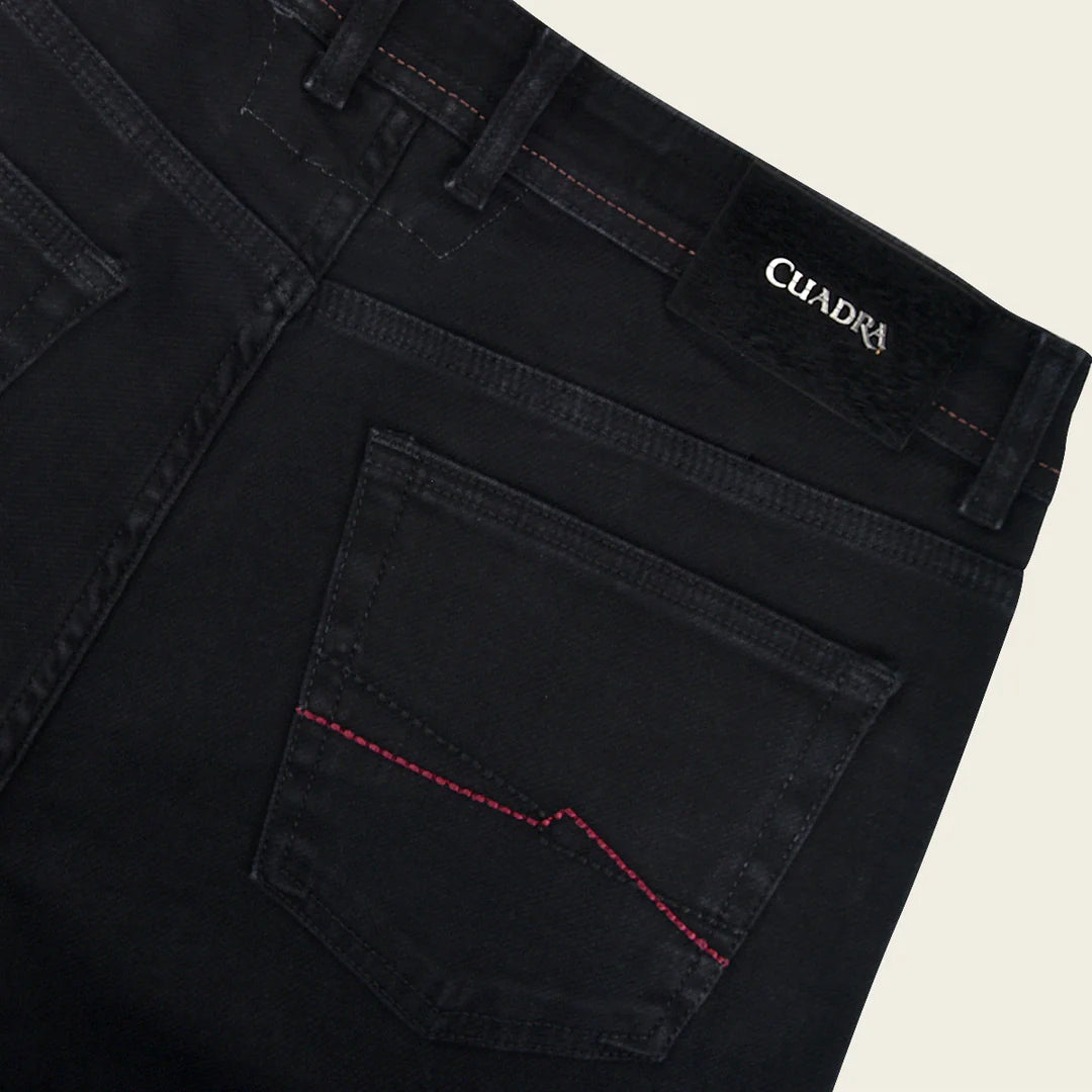 J230012 - Cuadra denim black ultimate comfort jeans for men