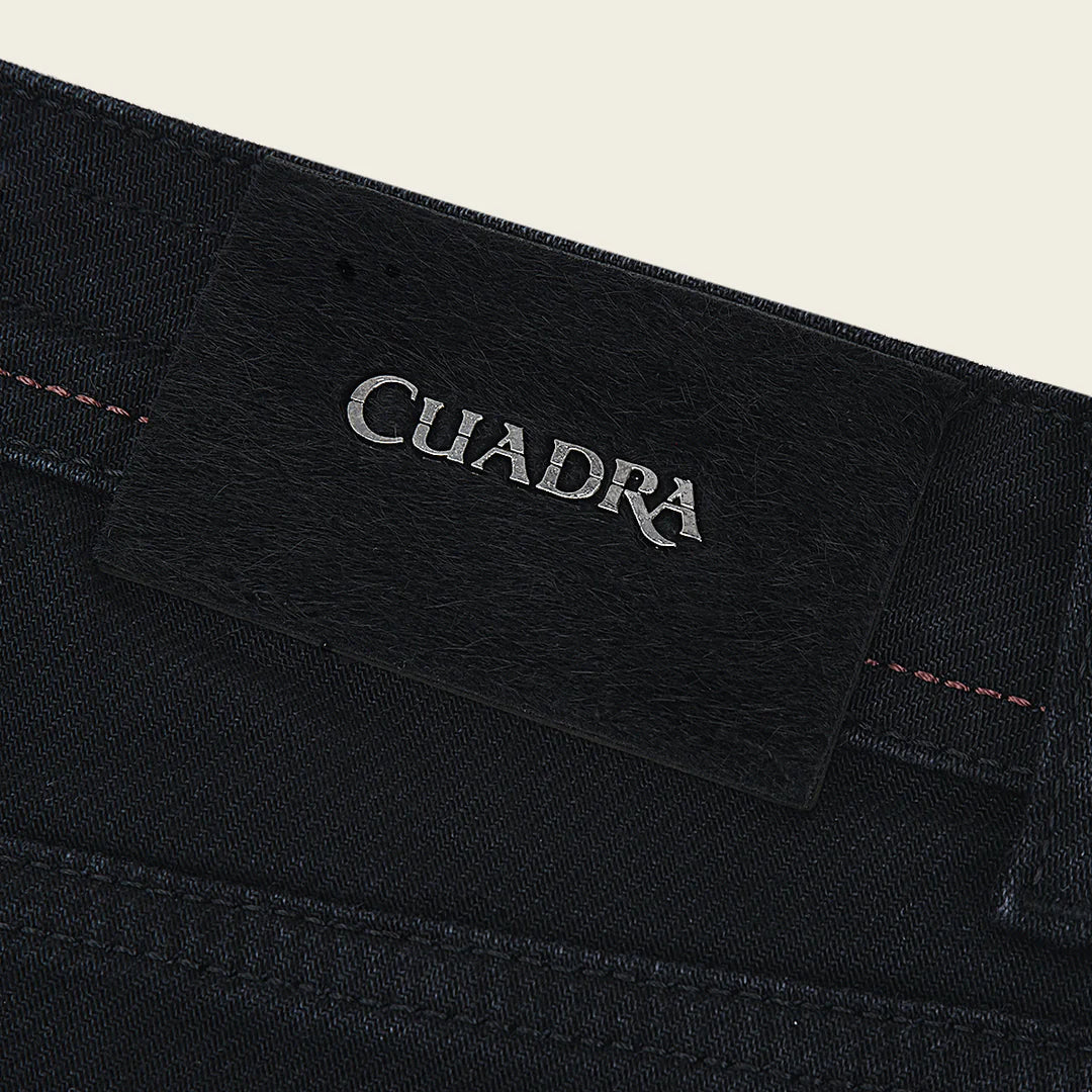 J230012 - Cuadra denim black ultimate comfort stretch denim jeans for men