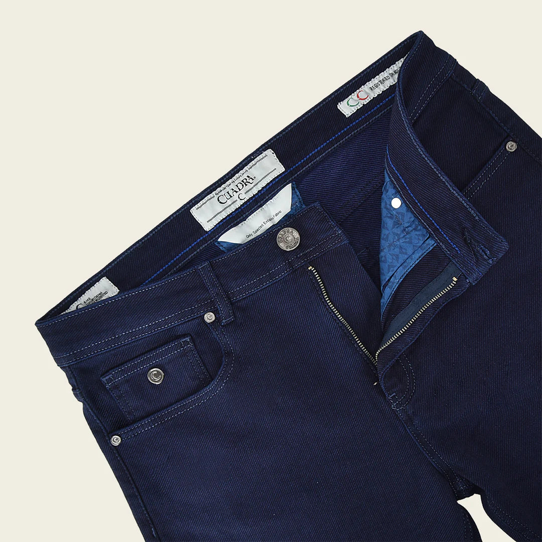J230014 - Cuadra Navy Ultimate Comfort Stretch Denim Jeans for Men