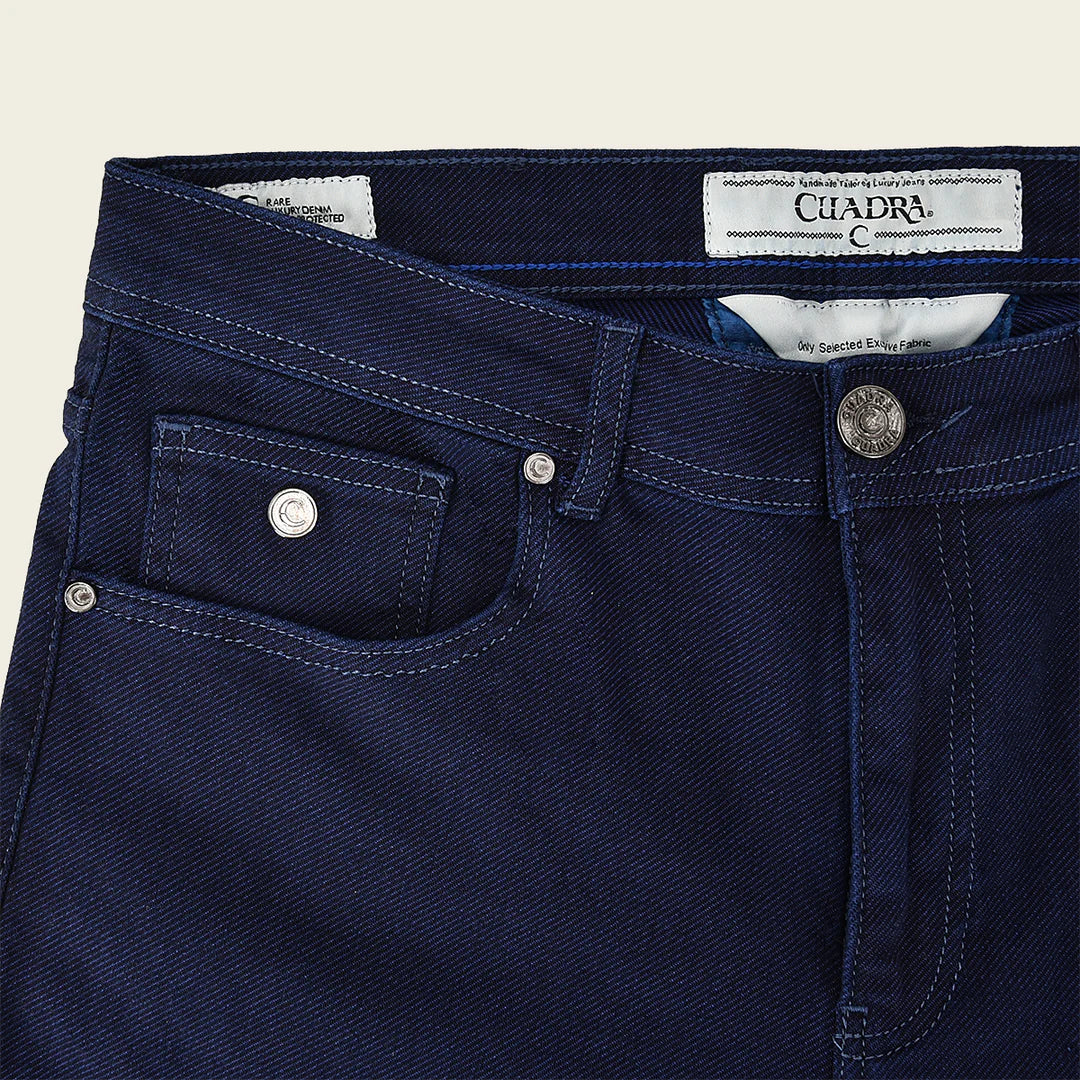 J230014 - Cuadra Navy Ultimate Comfort Stretch Denim Jeans for Men