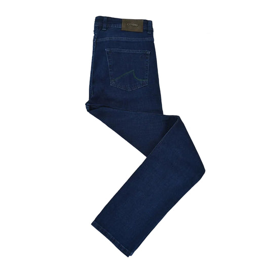 J300436 - Cuadra denim navy ultimate comfort jeans for men
