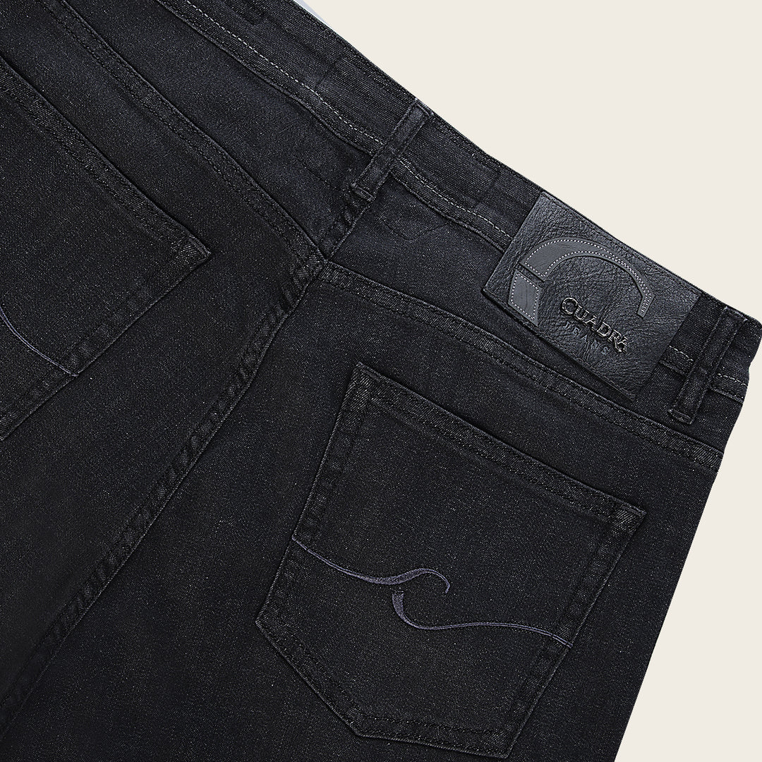 JN30022 - Cuadra Black Ultimate Comfort Stretch Denim Jeans for Men