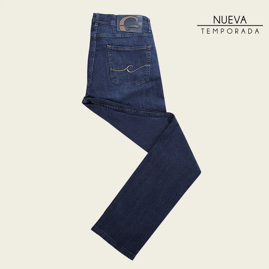 JN30024 - Cuadra indigo ultimate comfort stretch denim jeans for men