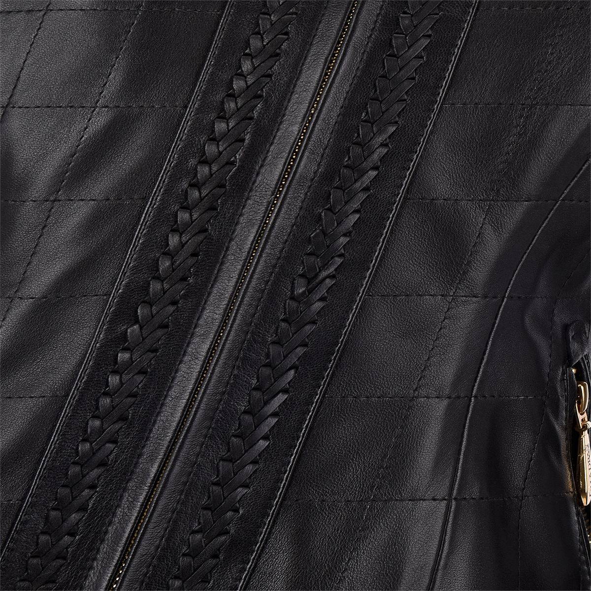 M275BOB - Cuadra black western fashion lambskin leather jacket for women-Kuet.us