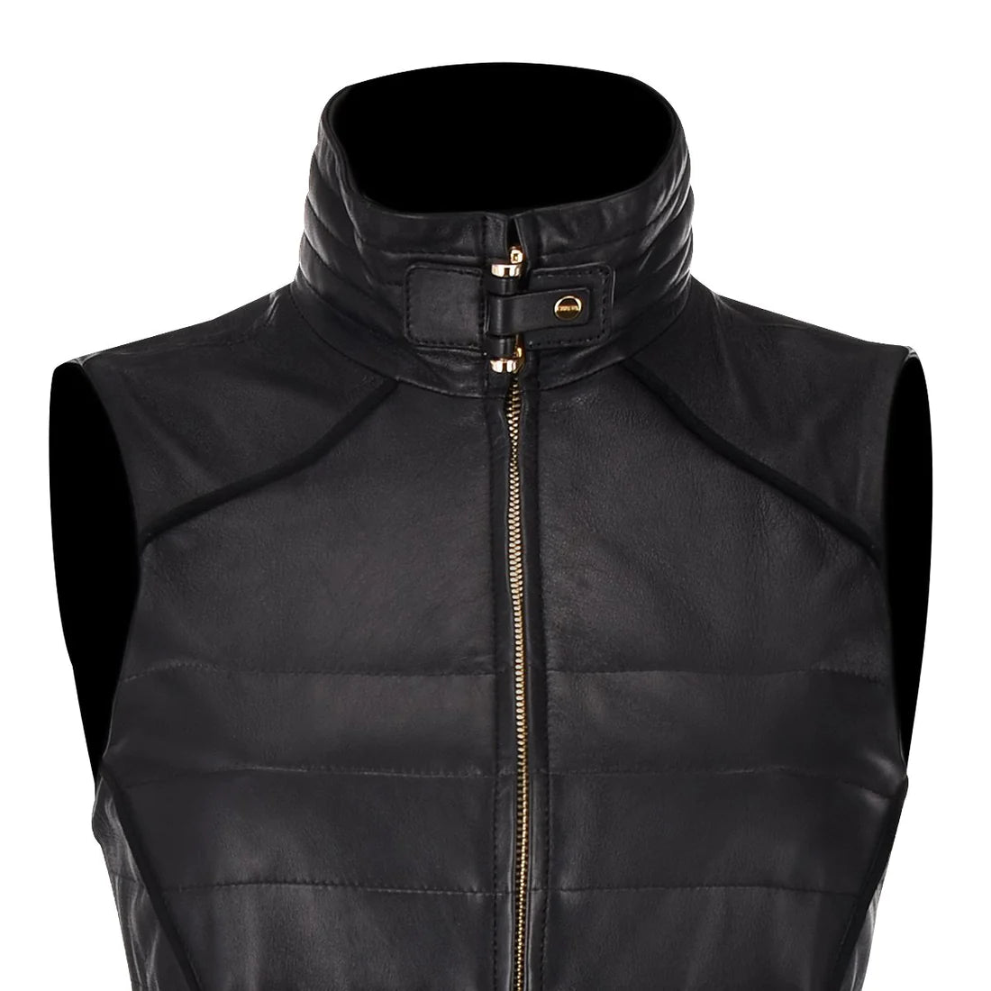 M276BOA -   Cuadra black western fashion soft lambskin vest for women